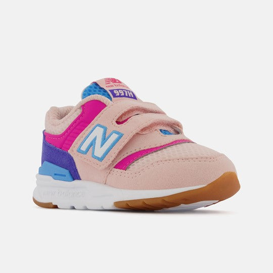 997H Hook & Loop Kids' Casual Trainer - Pink Haze/Aura