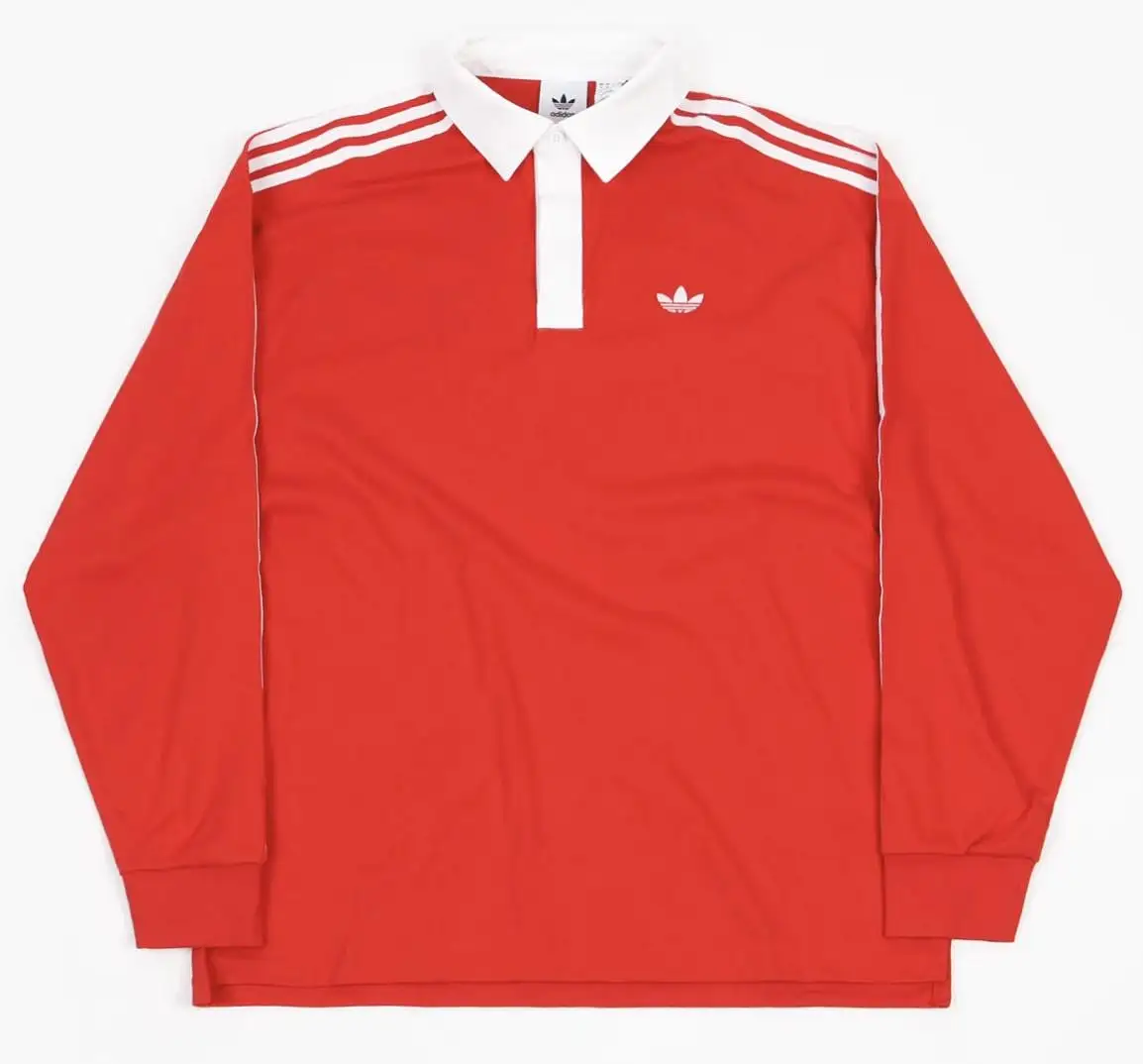 Adidas Solid Rugby Polo / Red