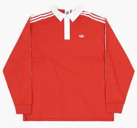 Adidas Solid Rugby Polo / Red