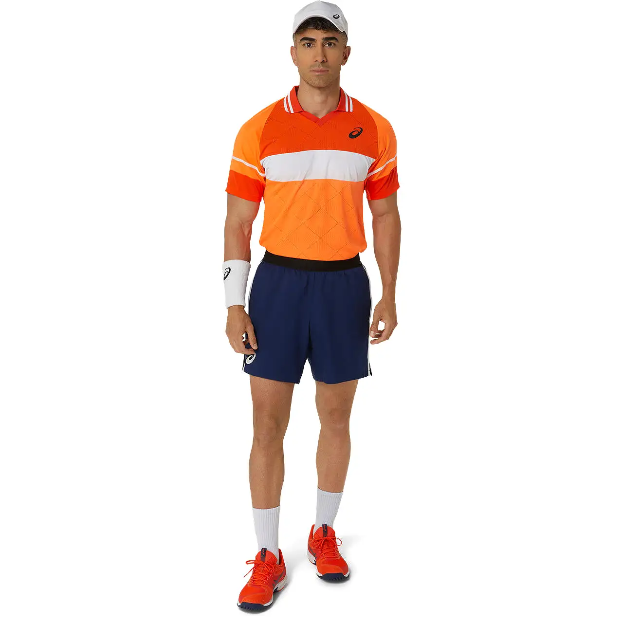 Asics Polo Shirt Match Actibreeze Heren Koi Oranje