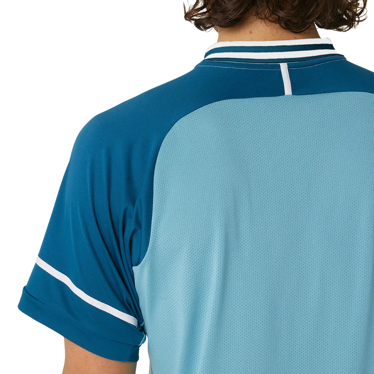 Asics Polo Shirt Match Heren Lichtblauw