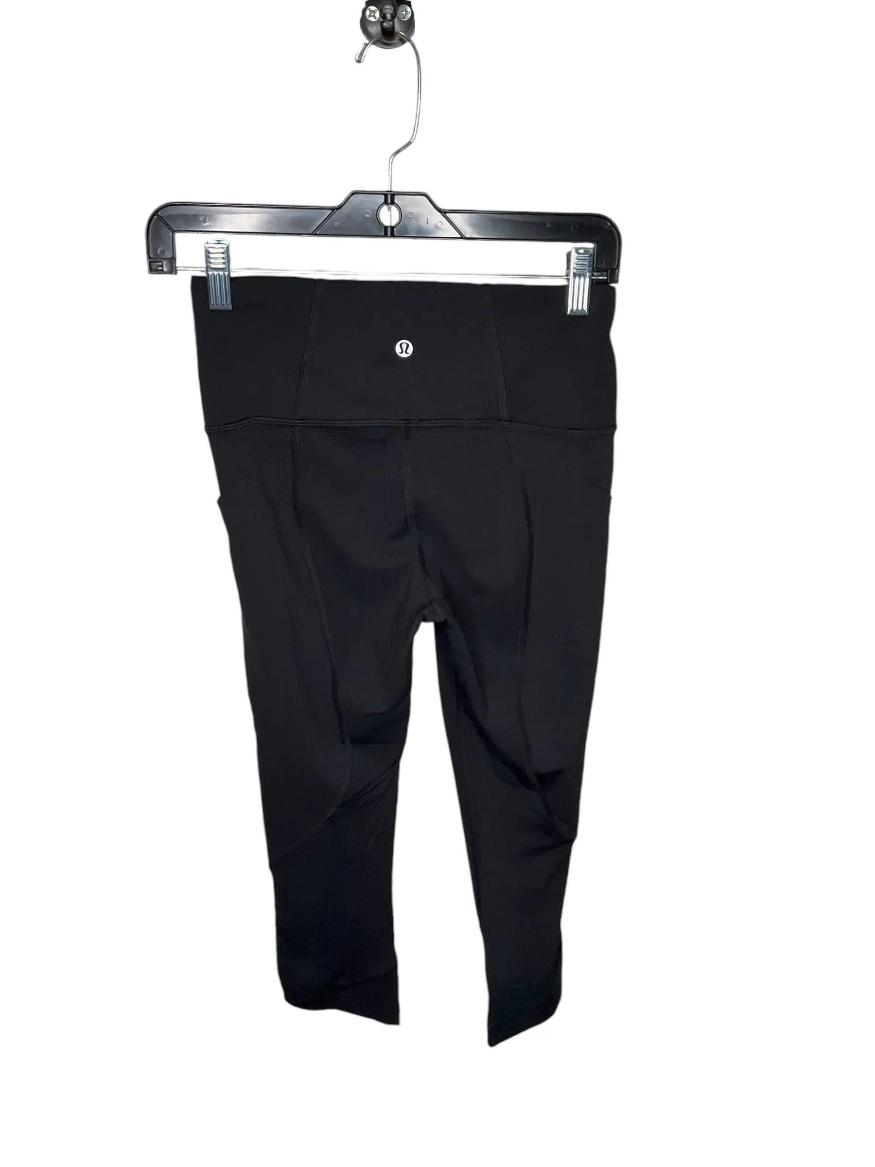 Athletic Capris By Lululemon In Black, Size: 4