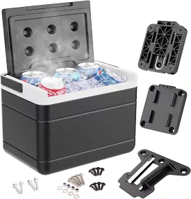 Best Golf Cart Cooler with Mounting Bracket Kit for EZGO Yamaha Club Car - 10L0L