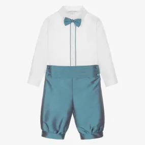 Boys Blue Knickerbocker Shorts Set 