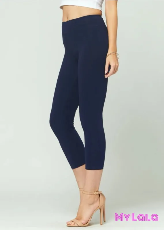 Capri - Curvy Solid Navy (Yoga Band)