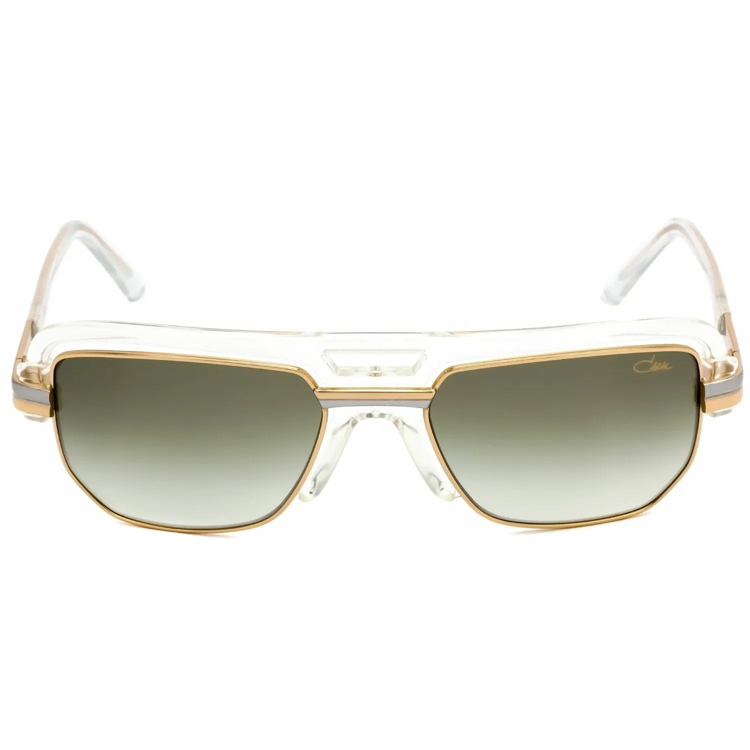 Cazal 9087 Sunglasses Clear-Gold / Grey Gradient Women's (S)