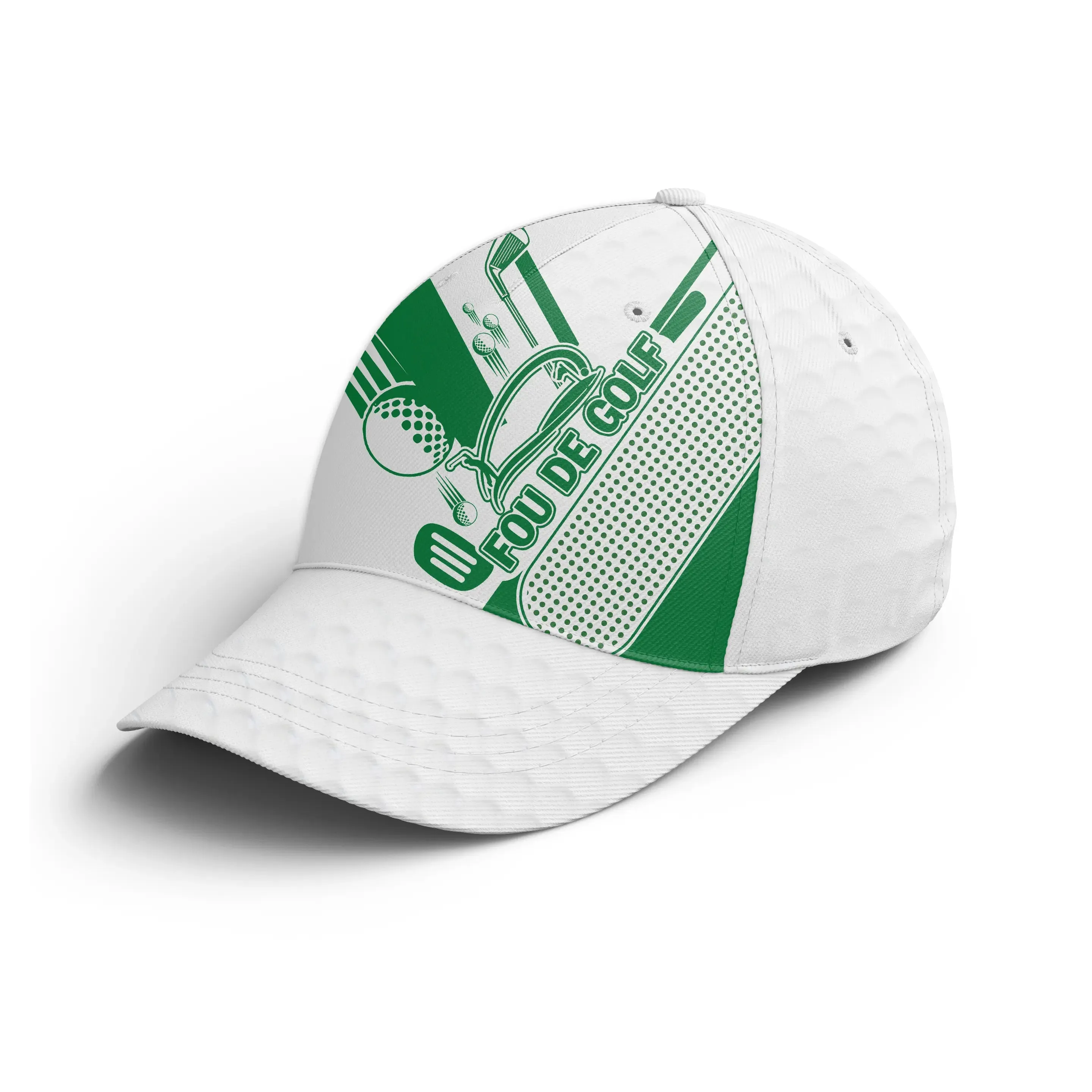 Chiptshirts-Casquette De Golf Performance-Motifs Balle De Golf-Club de Golf-Cadeau Idéal Pour Fans De Golf - CTS10062236