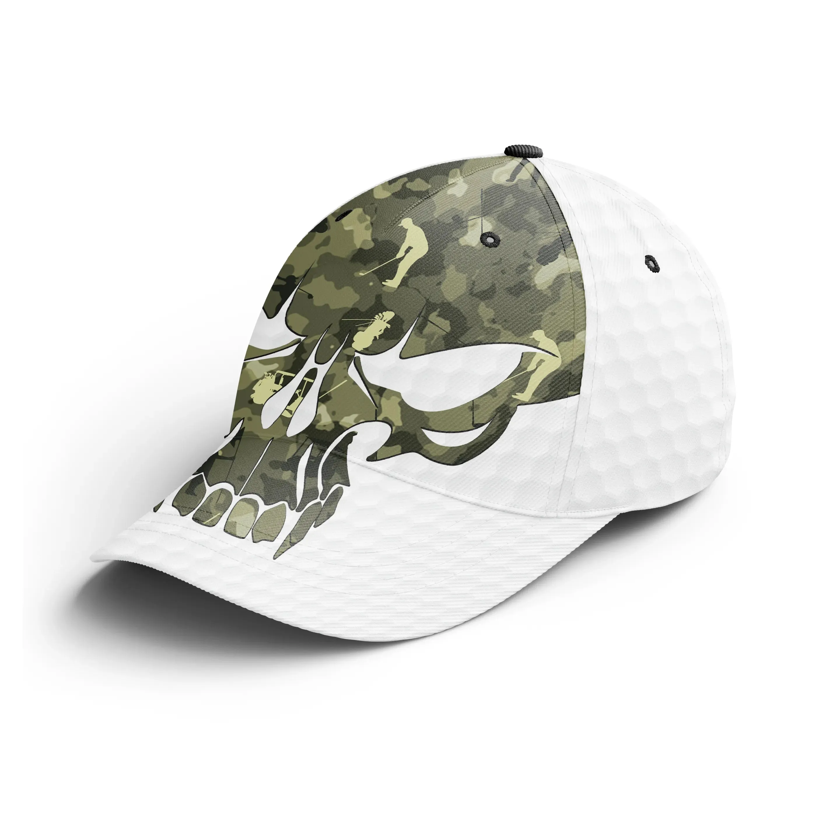 Chiptshirts - Casquette De Golf Performance, Motifs Crne Golf, Camouflage Forêt et Bleu, Cadeau Idéal Pour Fans De Golf - CTS300