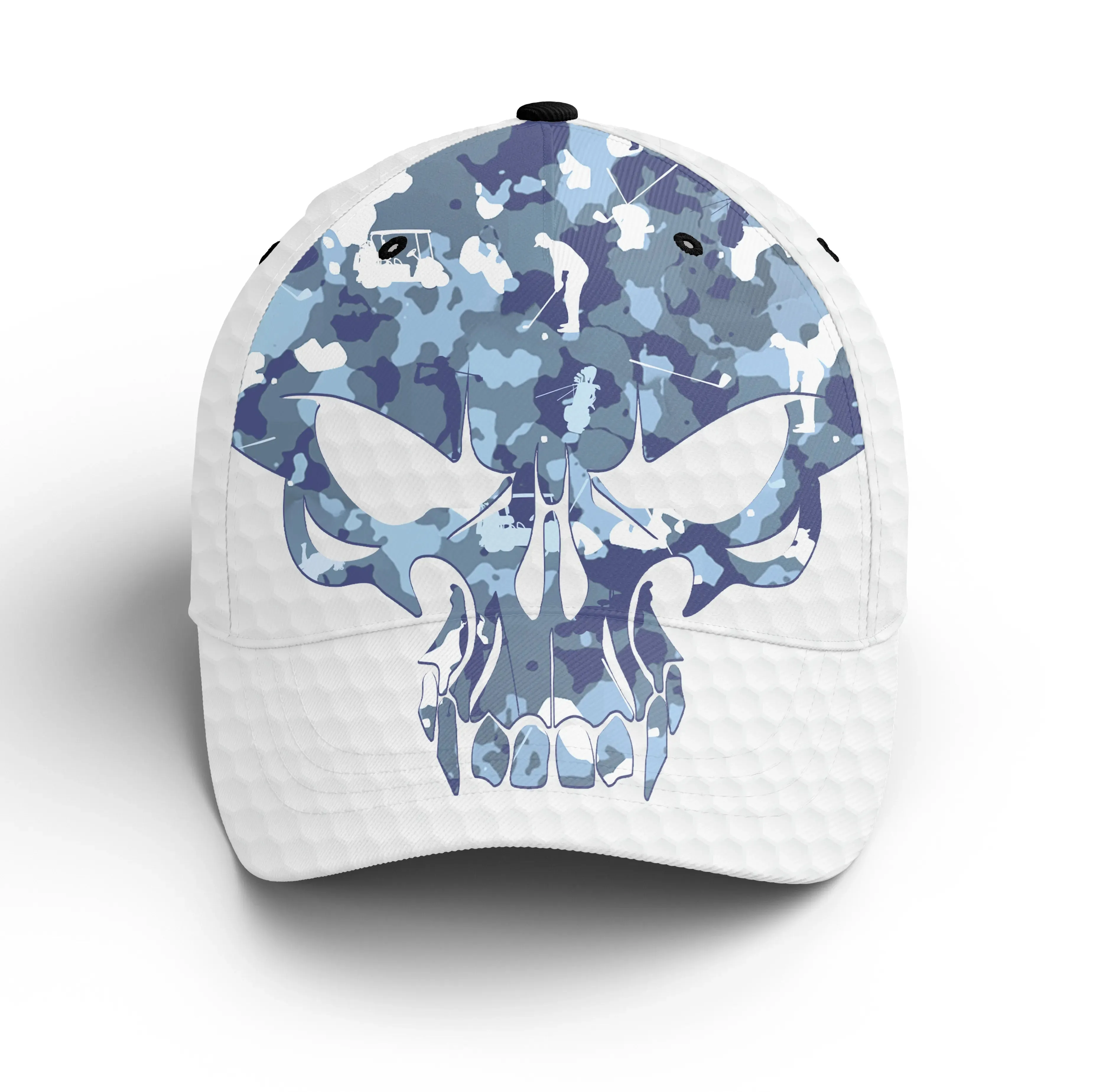 Chiptshirts - Casquette De Golf Performance, Motifs Crne Golf, Camouflage Forêt et Bleu, Cadeau Idéal Pour Fans De Golf - CTS300