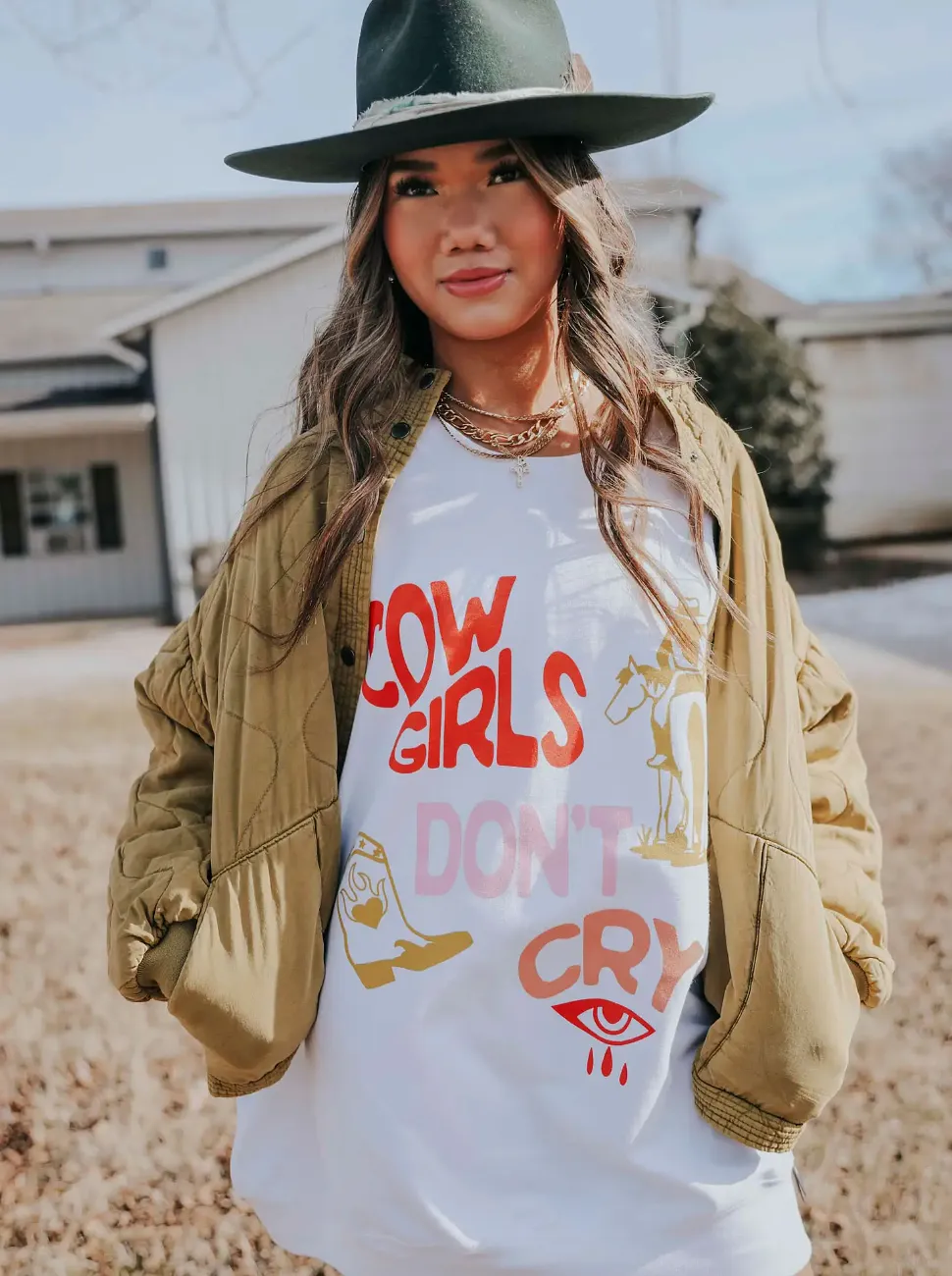 Cowgirls Don't Cry Sweatshirt