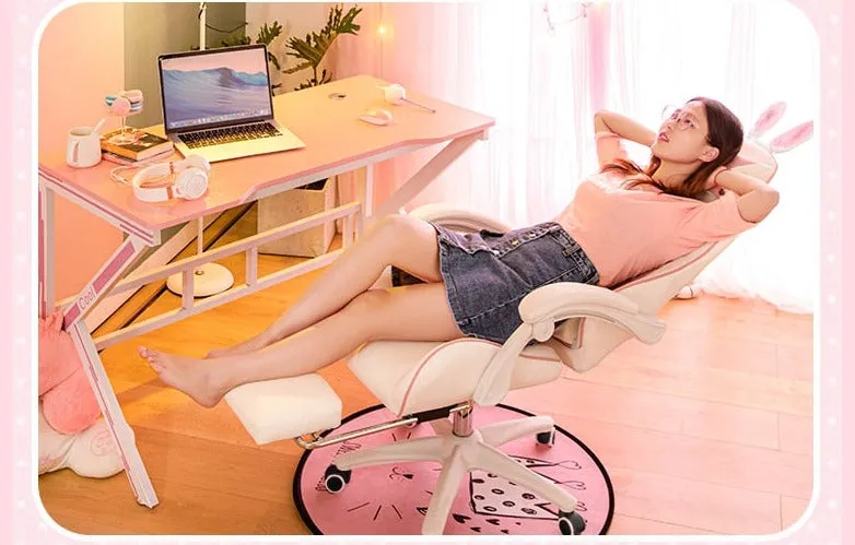 Cutesy Rabbit Girl Anime Gaming Chairs