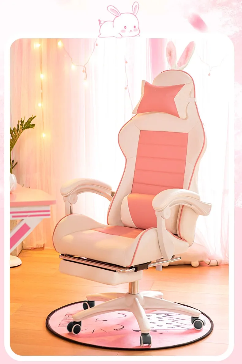 Cutesy Rabbit Girl Anime Gaming Chairs