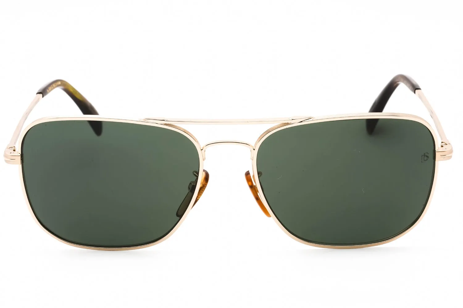 David Beckham DB 1093/S Sunglasses GOLD/GREEN