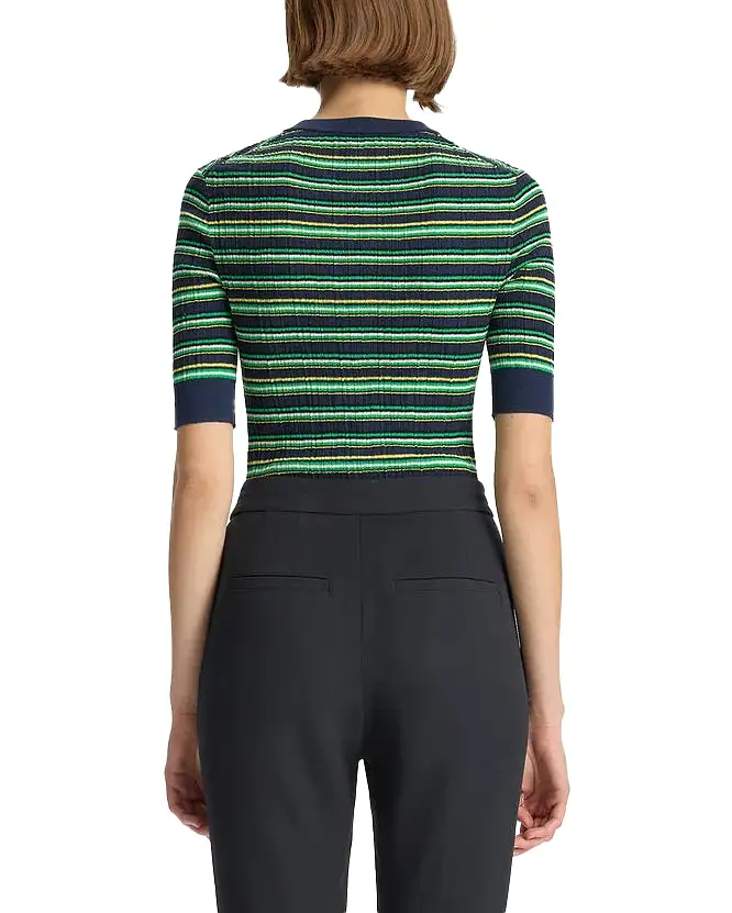 Fisher Top (Navy/Green Multi)