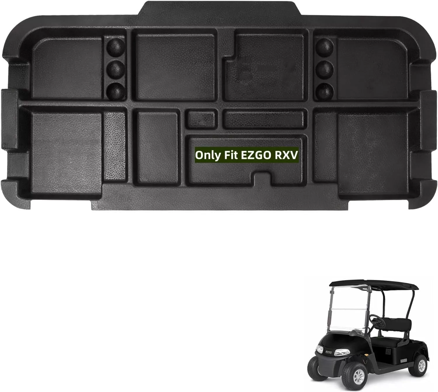 Golf Cart Under Seat Storage Tray for EZGO Club Car Yamaha - 10L0L