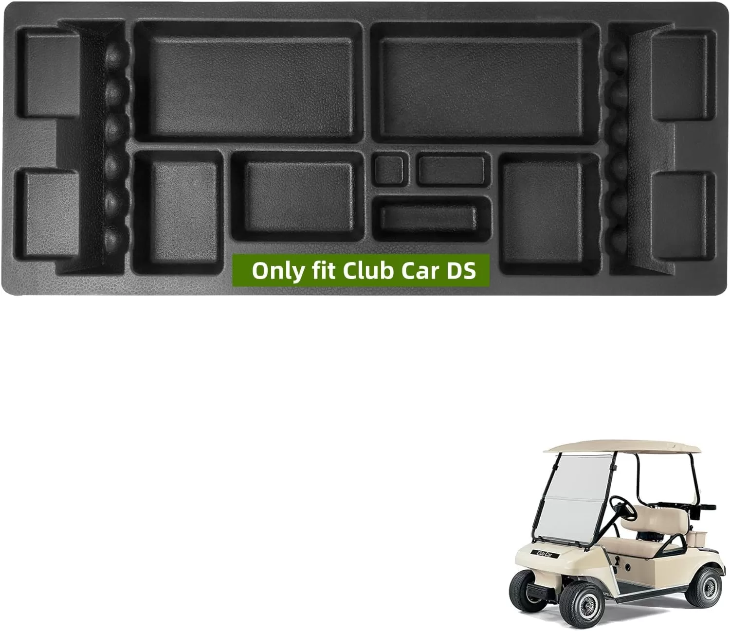 Golf Cart Under Seat Storage Tray for EZGO Club Car Yamaha - 10L0L