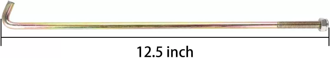 Golf Cart Zinc Plated Battery Hold Down Rod for Yamaha G29 2007-Up - 10L0L