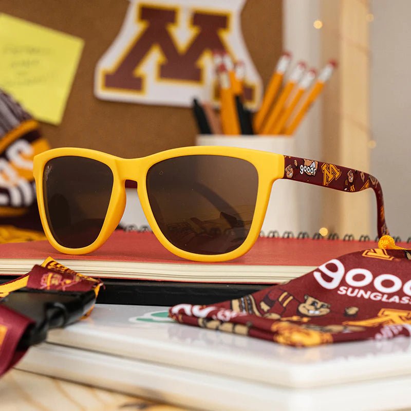 goodr OG Polarized Sunglasses Collegiate Collection - University of Minnesota - SKI-U-MAH SUNNIES