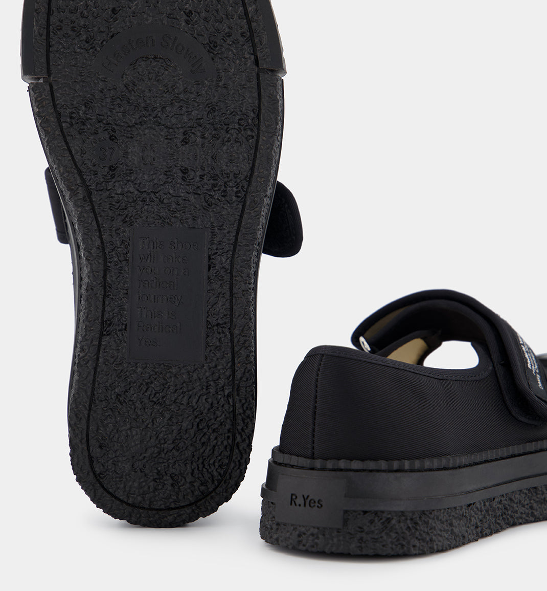 Grace Velcro Mary Jane | Black