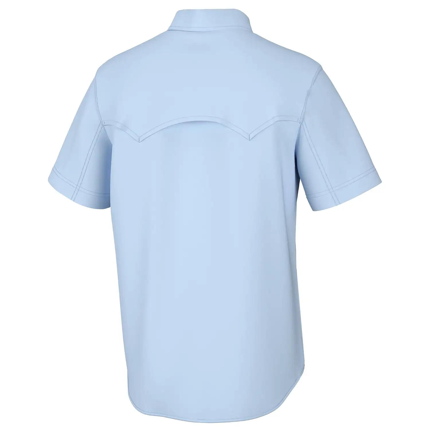 'Huk' Men's Diamond Back Button Down - Ice Water