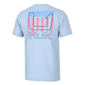 'Huk' Men's Salute Tee - Ice Water