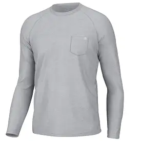 'Huk' Men's Waypoint Crew Neck - Harbor Mist