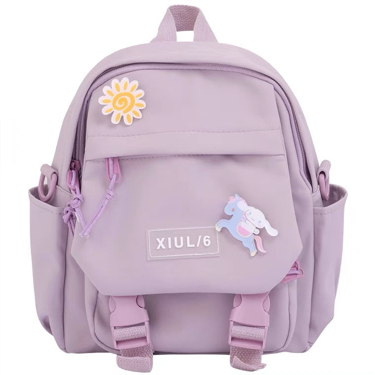 INS PASTEL PURPLE LIGHTWEIGHT MINI SMALL BACKPACK BY90109