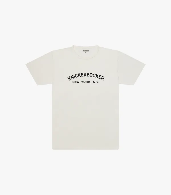 Knickerbocker Core Logo T Shirt - Milk