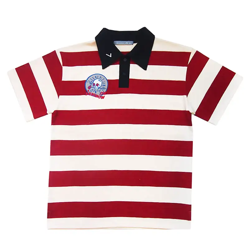 KOREAN RETRO STRIPE POLO SHIRT BY22300