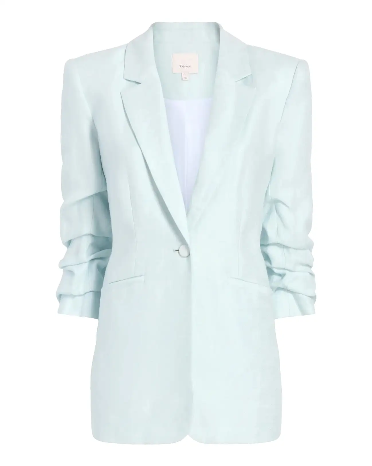 Linen Kylie Blazer (Glacial Blue)