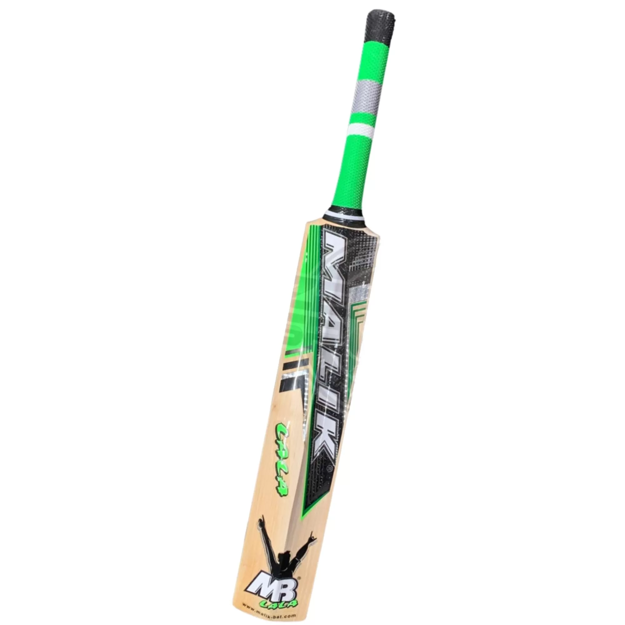 MB Malik & Lala Edition SA Green Handcrafted Cricket Bat