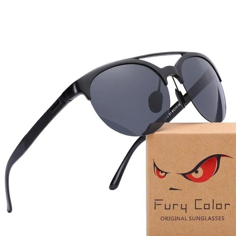 Men's Aluminum Magnesium Oversized Polarized Driving Sunglasses