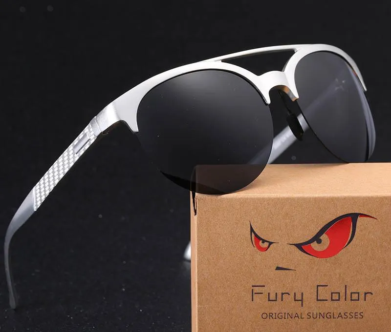 Men's Aluminum Magnesium Oversized Polarized Driving Sunglasses