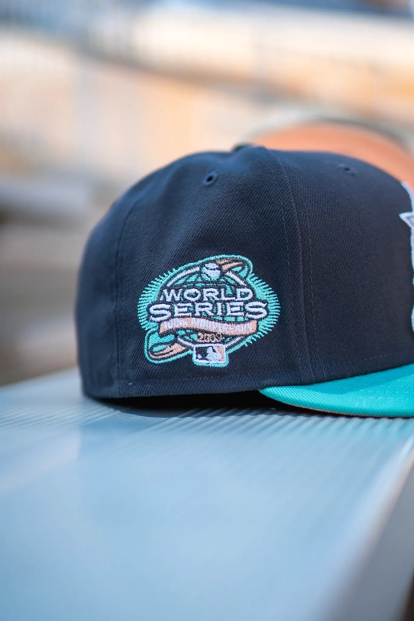 New Era Florida Marlins 100th Anniversary Blush UV (Charcoal/Teal)