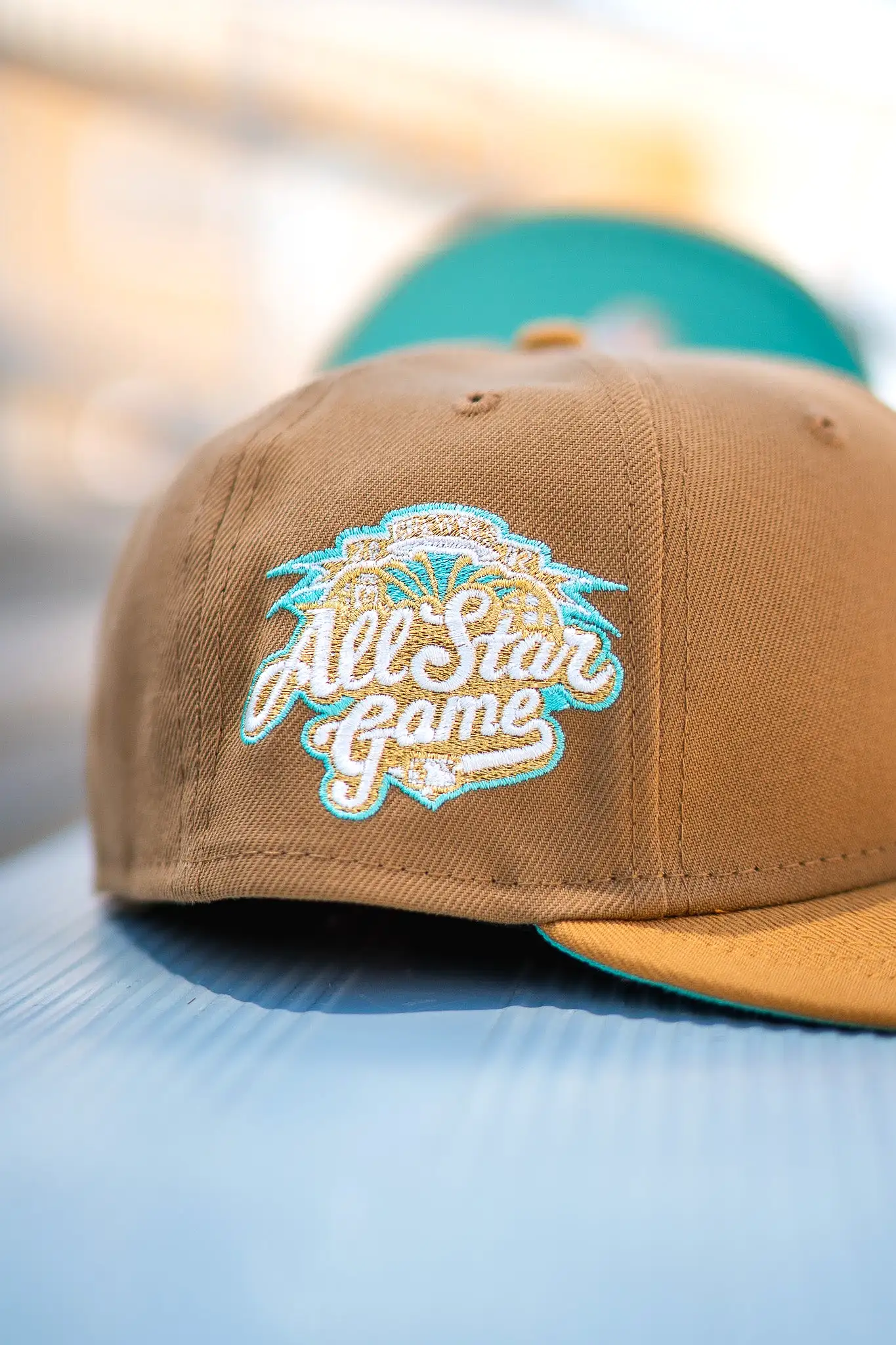 New Era Milwaukee Brewers 2002 ASG Teal UV (Khaki/Tan)