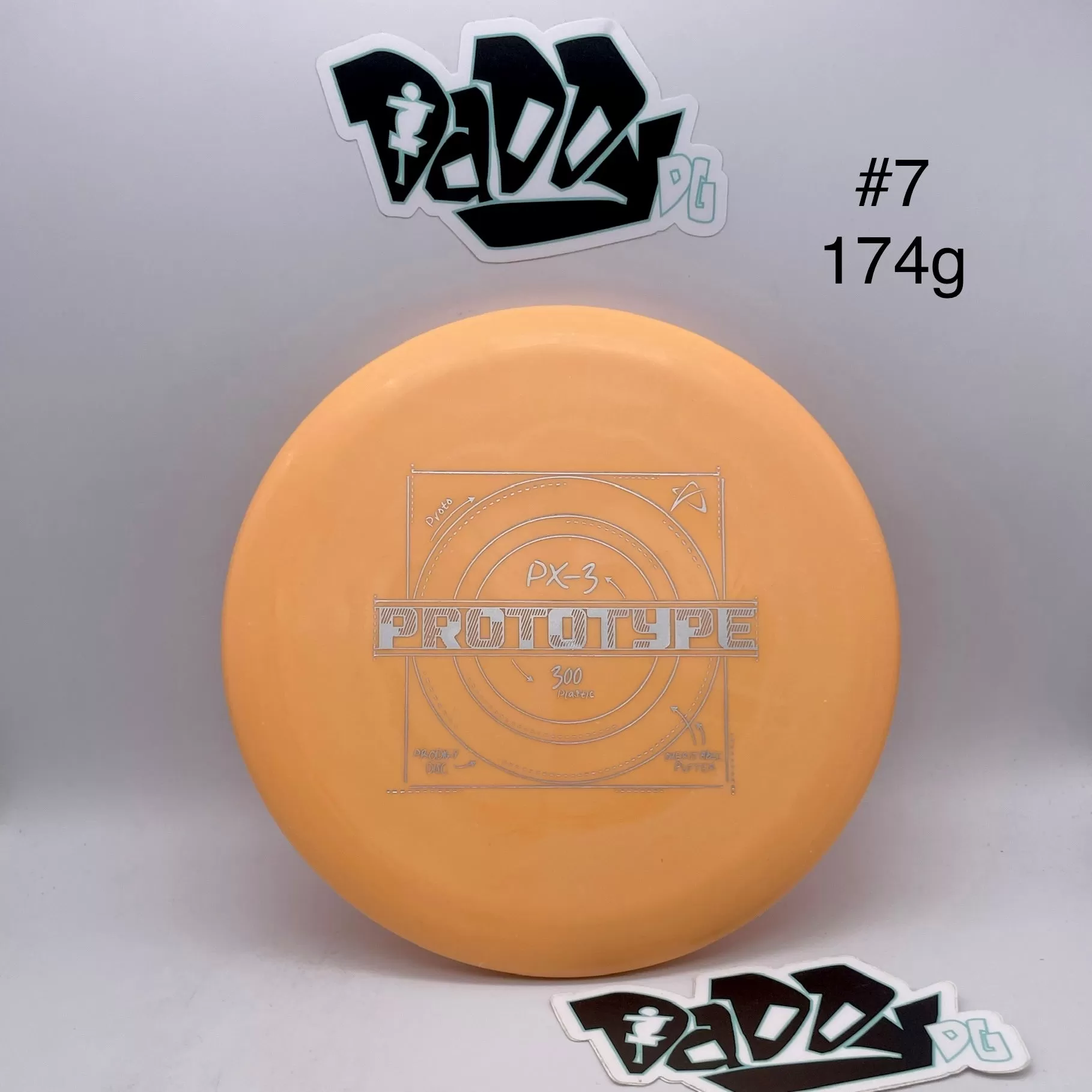 Prodigy PX-3 300 Plastic Prototype Overstable Putter