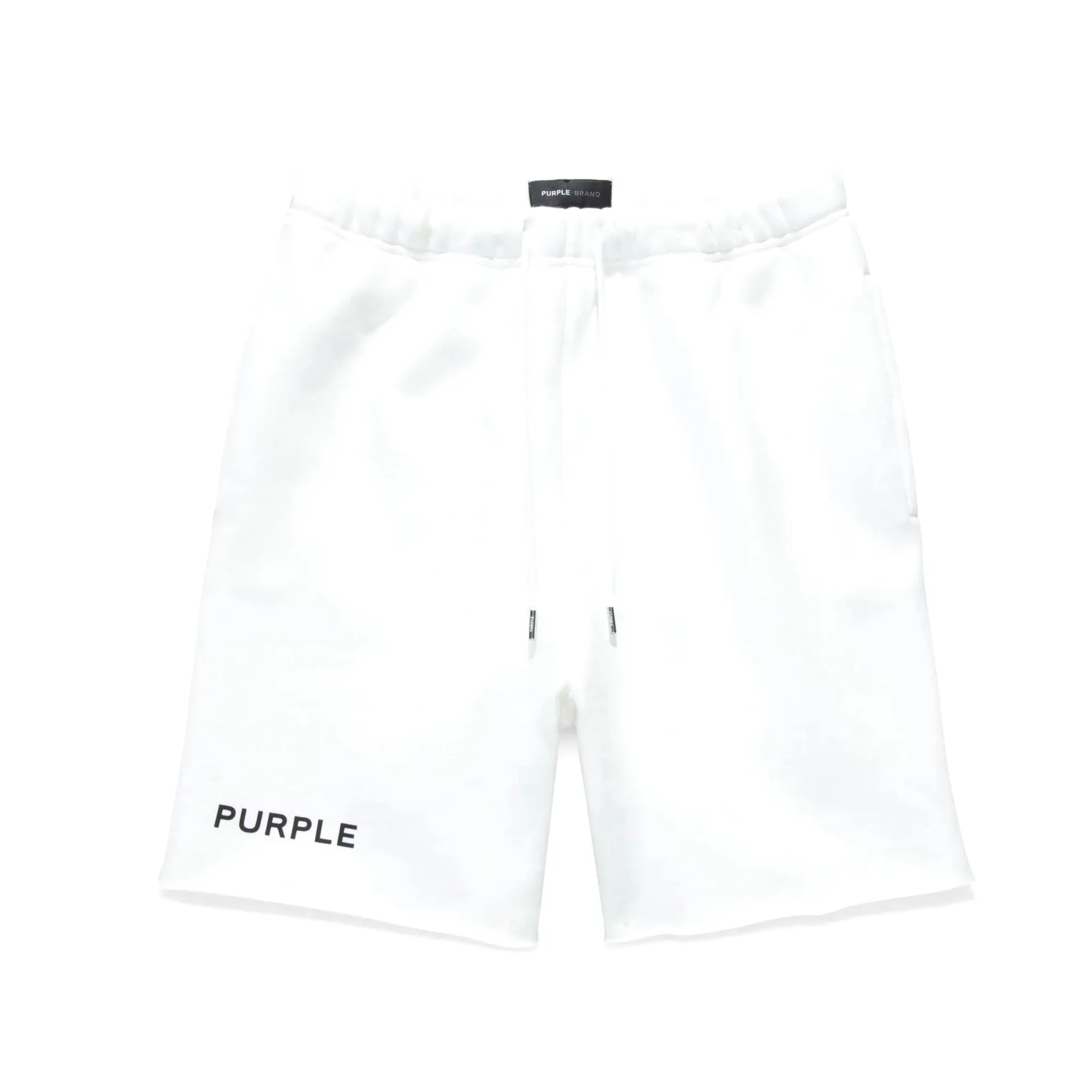 Purple Brand Wordmark Brilliant White Shorts