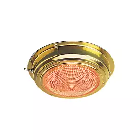 Sea-Dog Brass LED Day/Night Dome Light - 5 Lens [400358-1]