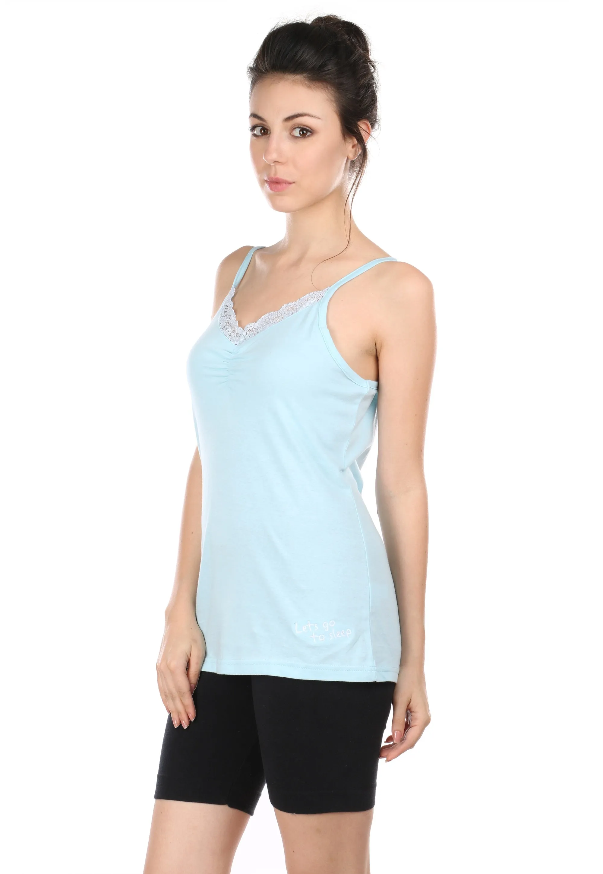 Semantic Women's Cotton T-Shirt - Solid (Slim Fit)