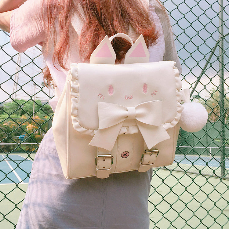 SWEET CAT BOW BACKPACK BY91025