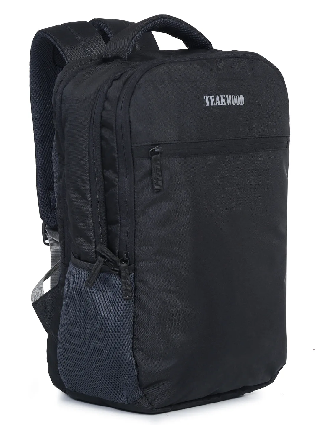 Teakwood Genuine Polyester Backpack - Black - Clearance sale