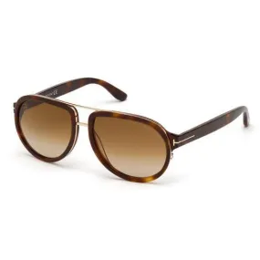 Tom Ford FT0779 Geoffrey Sunglasses Blonde Havana / Gradient Brown (S) Men's